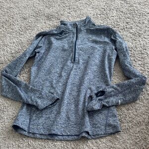 Women's blue Nike Quarter-Zip Sweater
